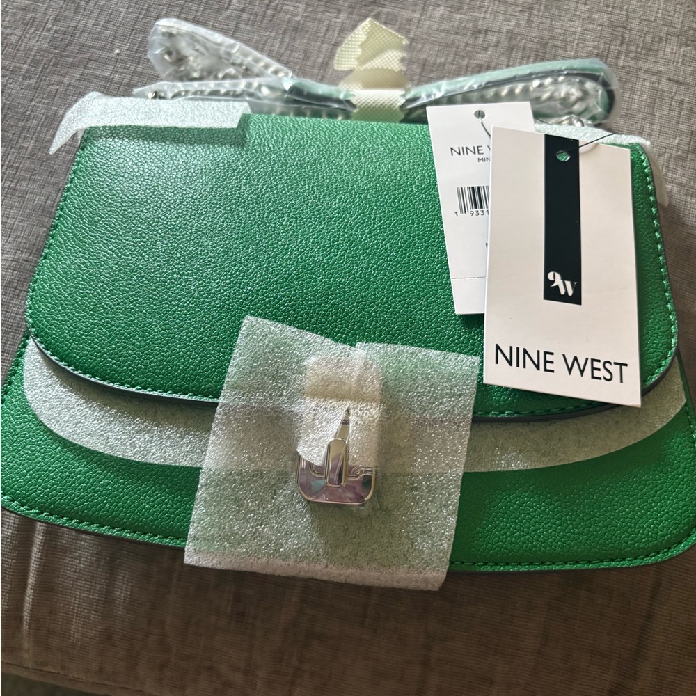 Nine West Vibrant Green Crossbody Bag